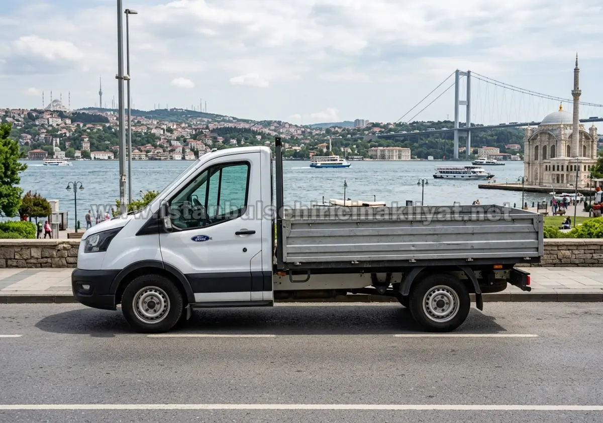 Küçük açık kasalı kamyonet nakliyat aracı İstanbul