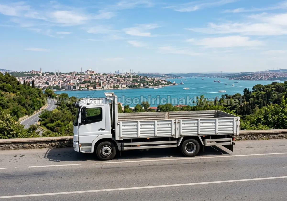 Orta ölçekli açık kasa kamyon nakliye aracı