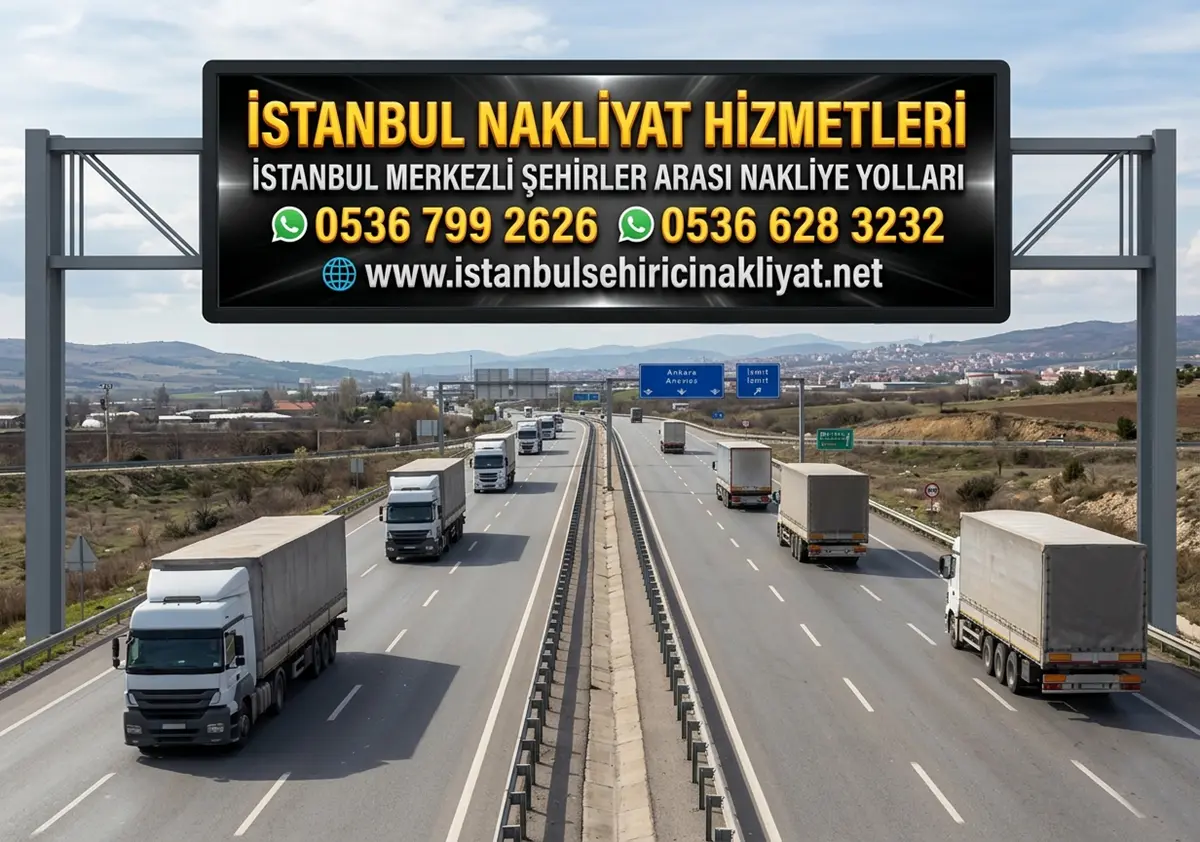 İSTANBUL MERKEZLİ ŞEHİRLER ARASI NAKLİYE YOLLARI