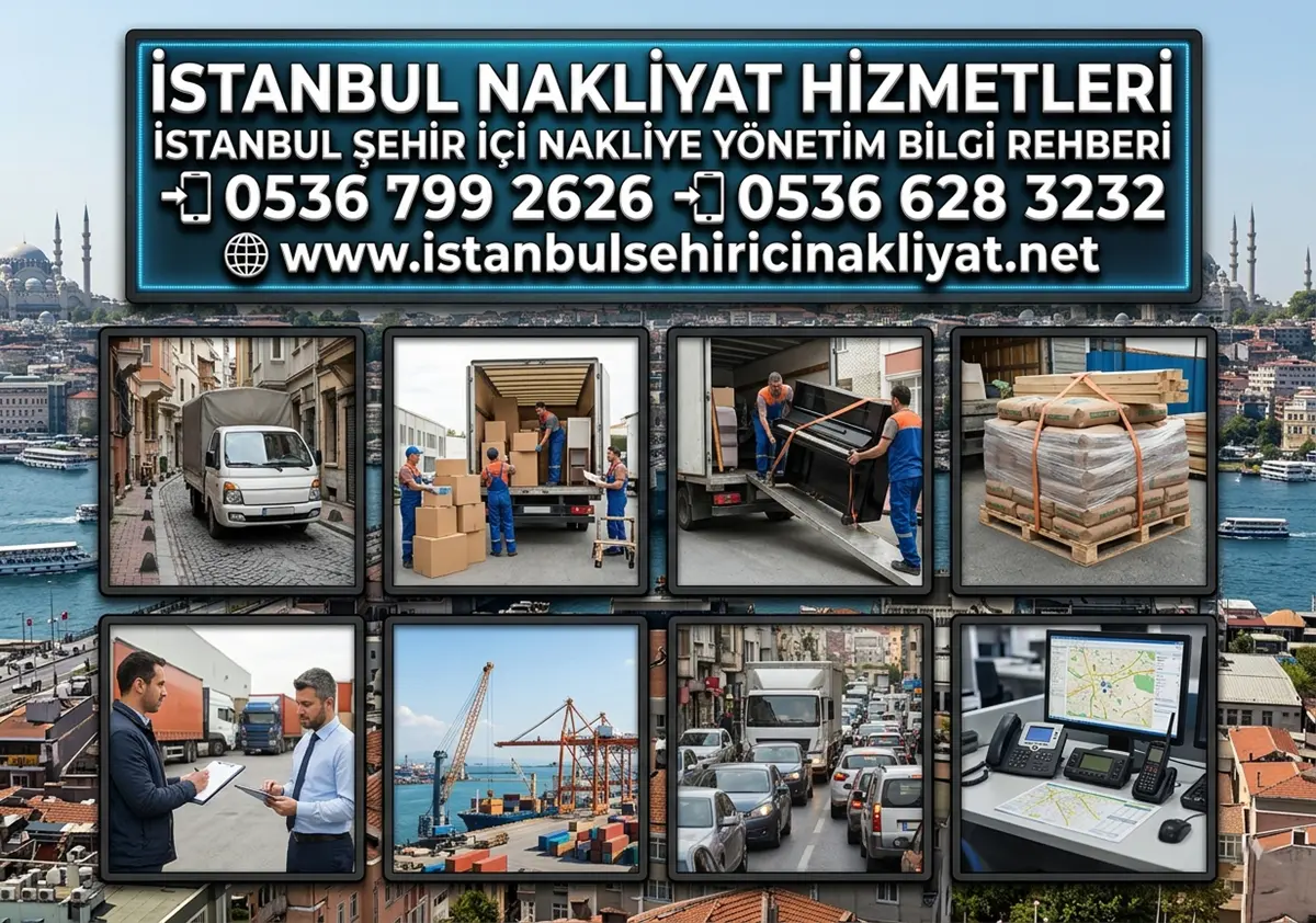 İSTANBUL ŞEHİR İÇİ NAKLİYE YÖNETİM BİLGİ REHBERİ